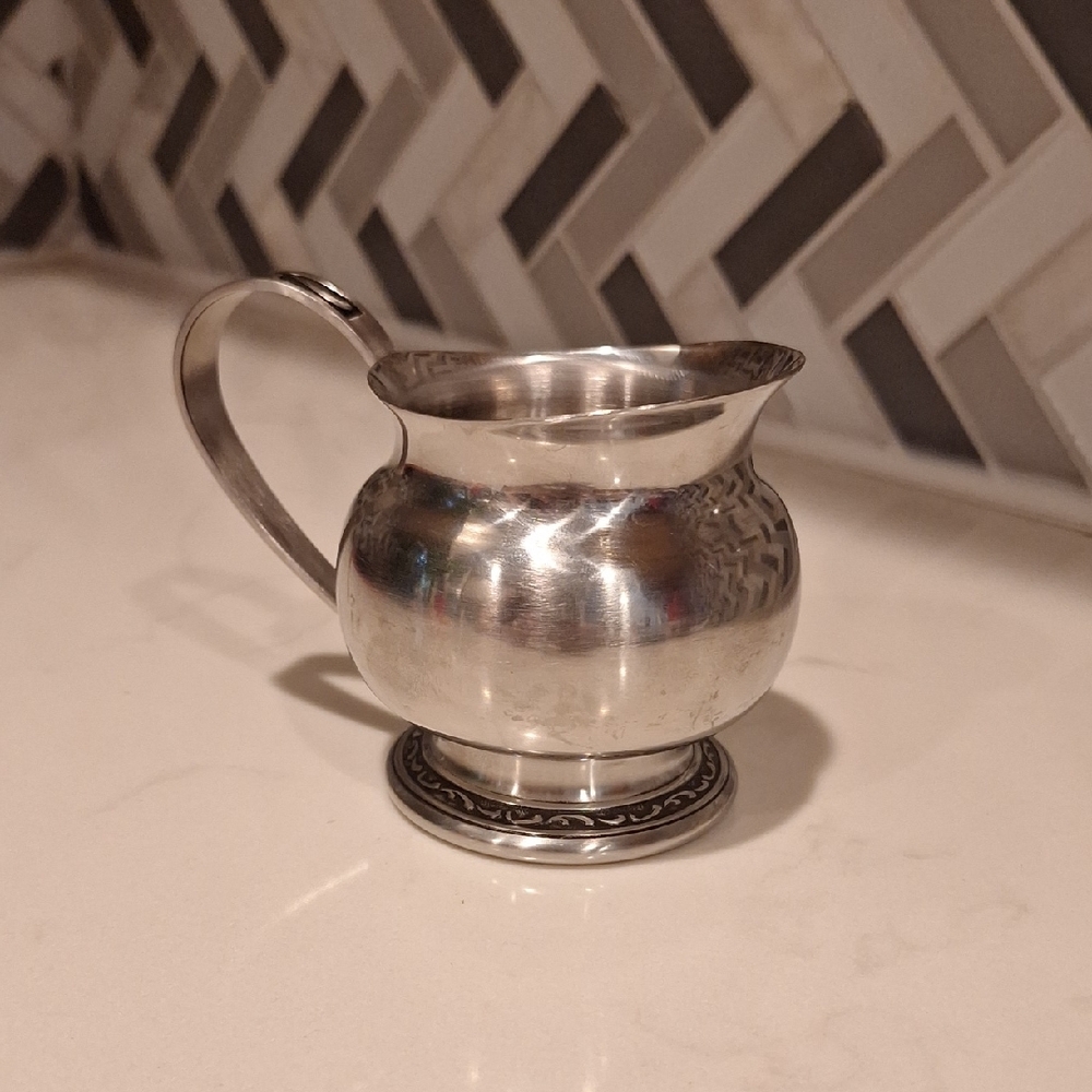 Vintage Oneida Silver Pitcher with Handle